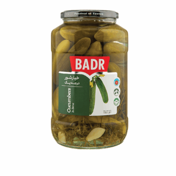 خیارشور درجه یک بدر - ۱۴۵۰ گرمی